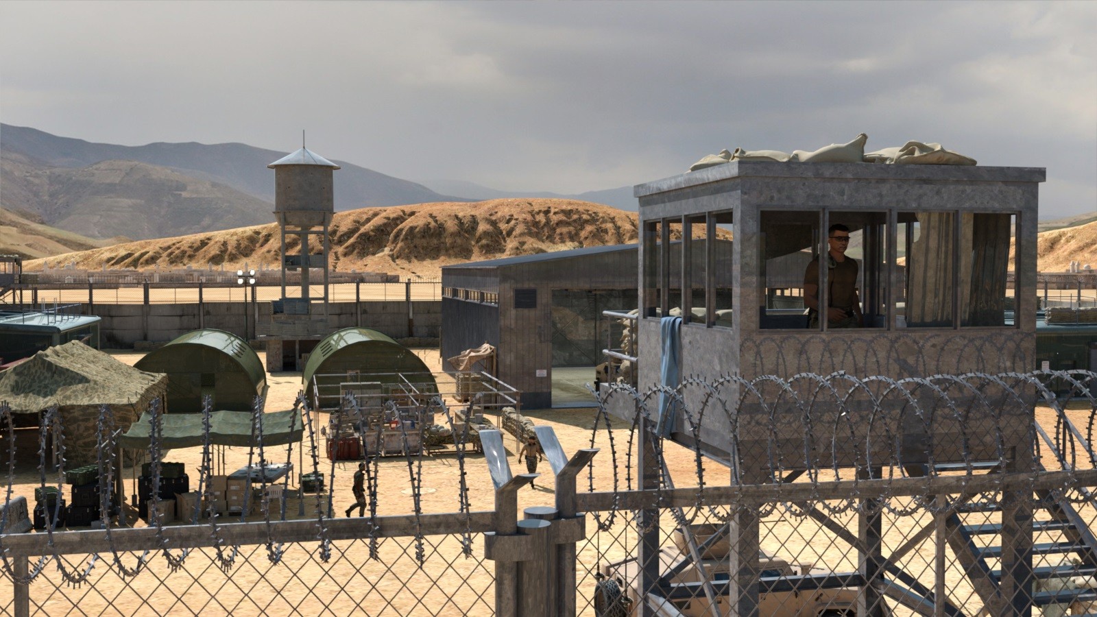Military Desert Outpost for DAZ by N/A