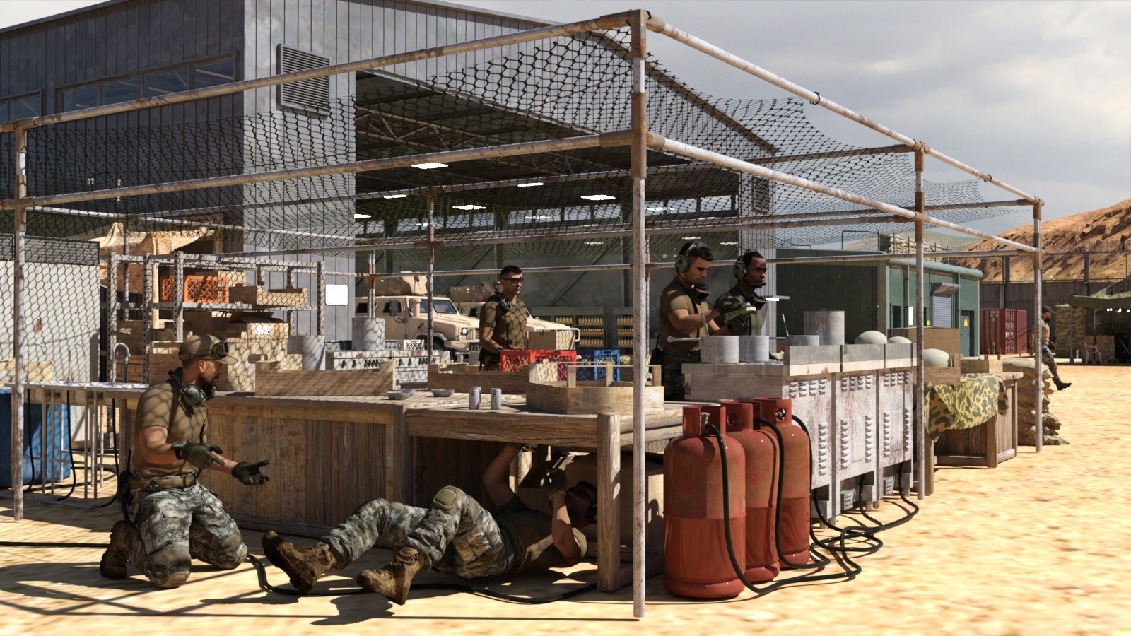 Military Desert Outpost for DAZ by N/A