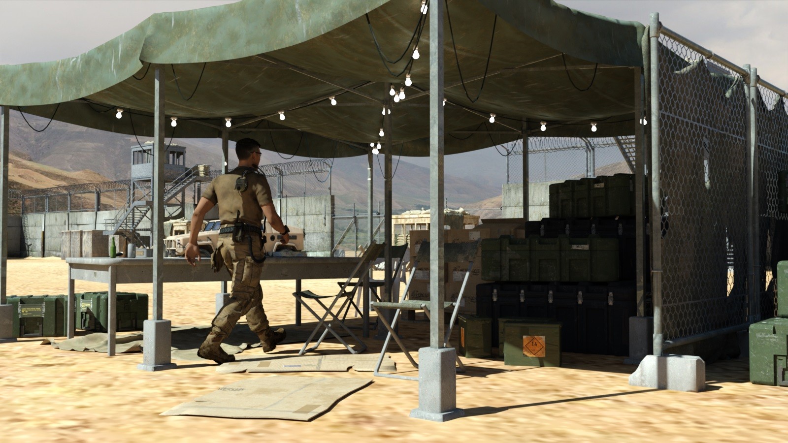 Military Desert Outpost for DAZ by N/A