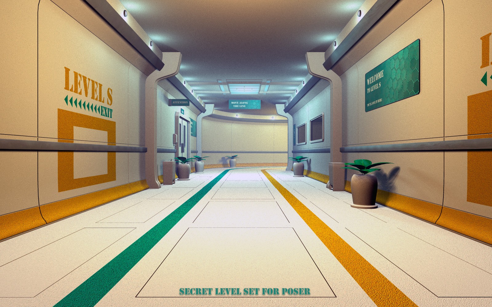 Secret level set for Poser by N/A