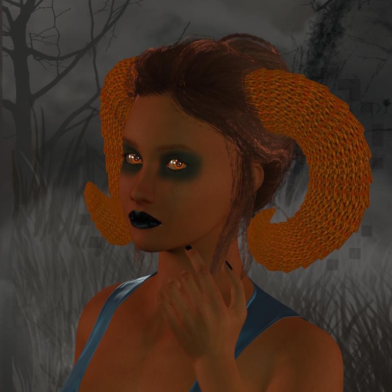 fl_SweetPumpkin_Horn Prop_and_Textures for LF2 by N/A