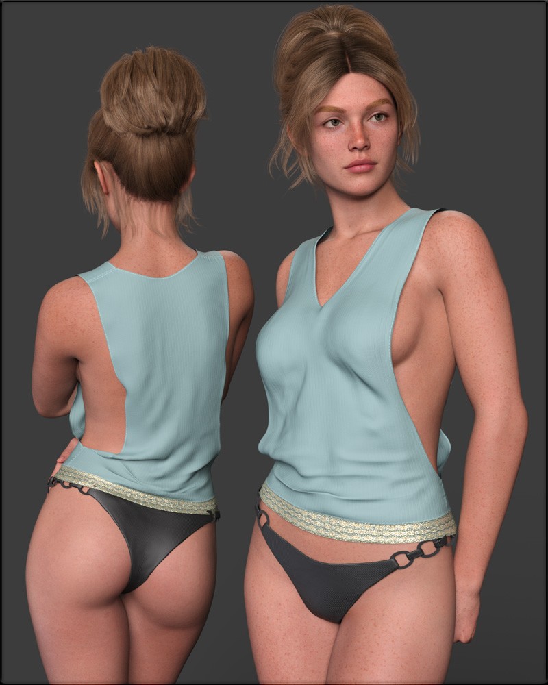 Faxhion - dForce Loose Open Tank by N/A