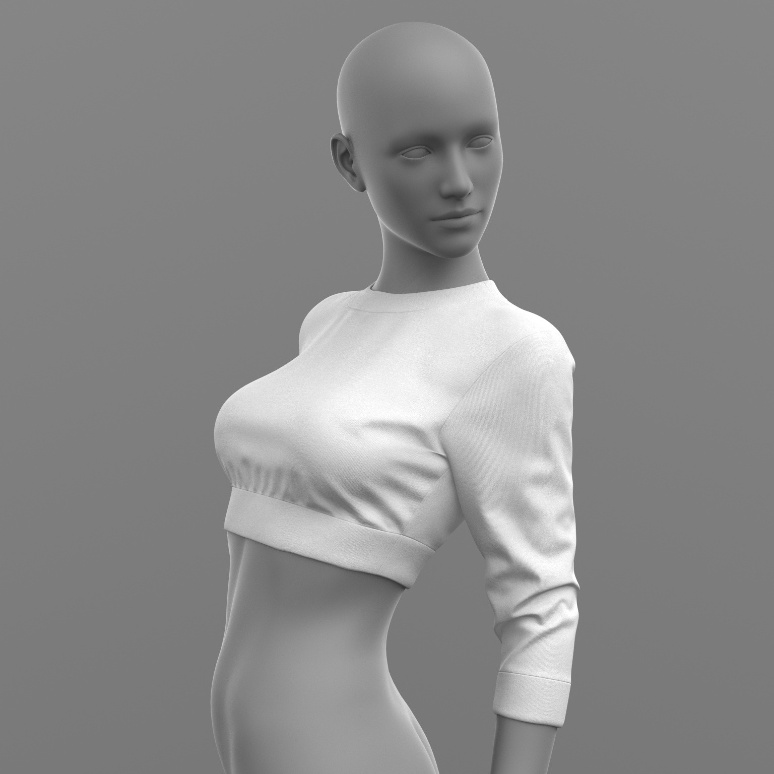 Sweatshirt Short G8 Female by N/A