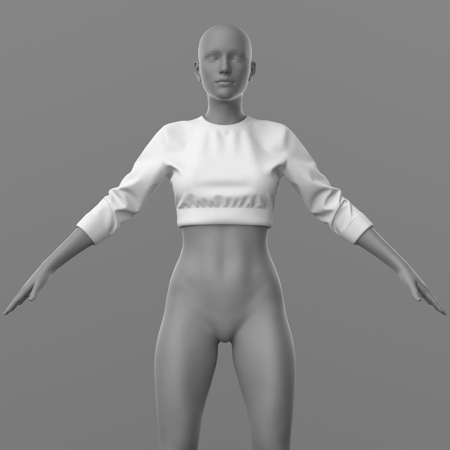 Sweatshirt Short G8 Female by N/A