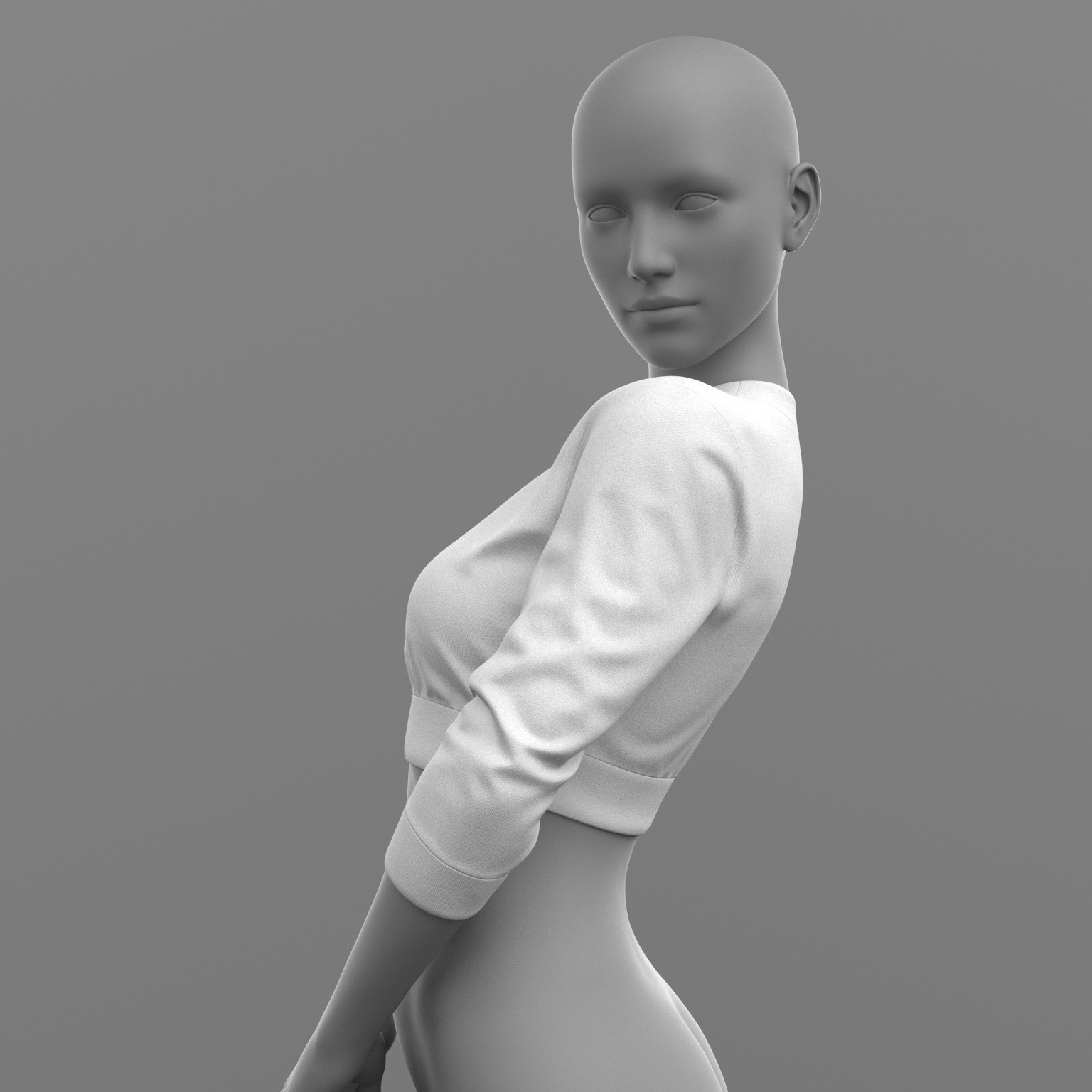 Sweatshirt Short G8 Female by N/A