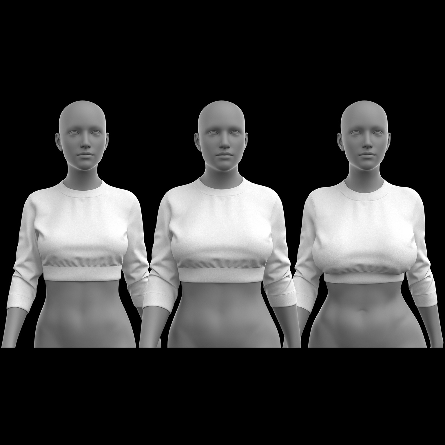 Sweatshirt Short G8 Female by N/A