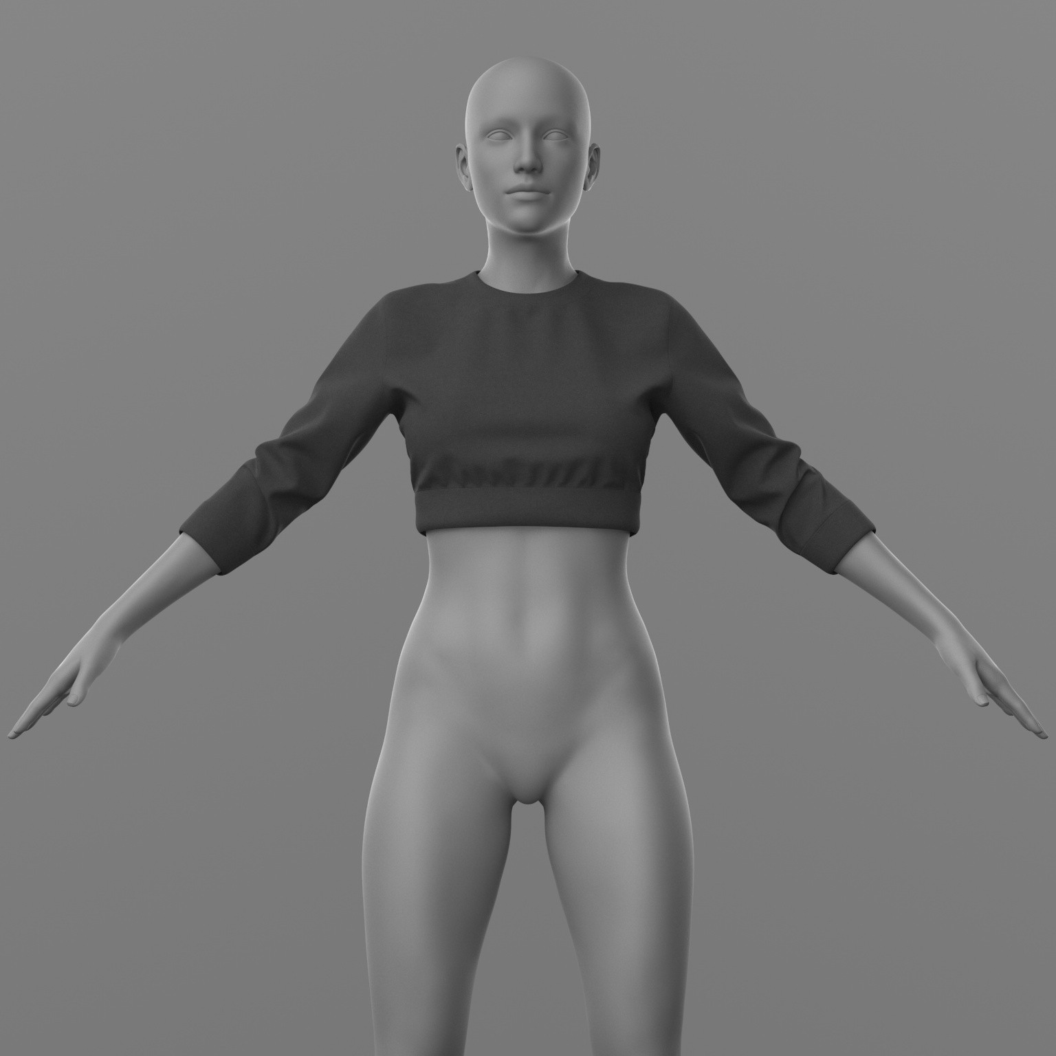 Sweatshirt Short G8 Female by N/A