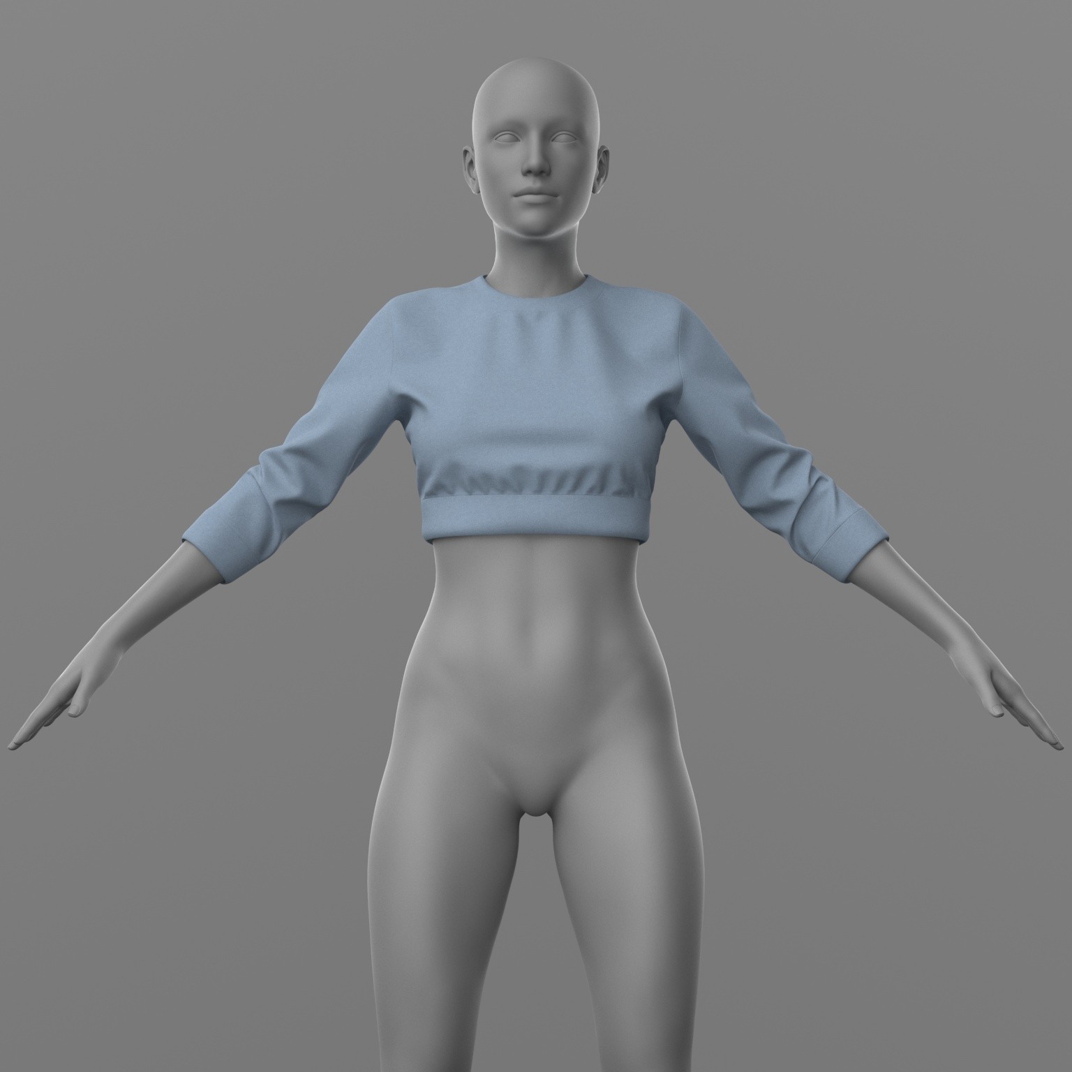 Sweatshirt Short G8 Female by N/A