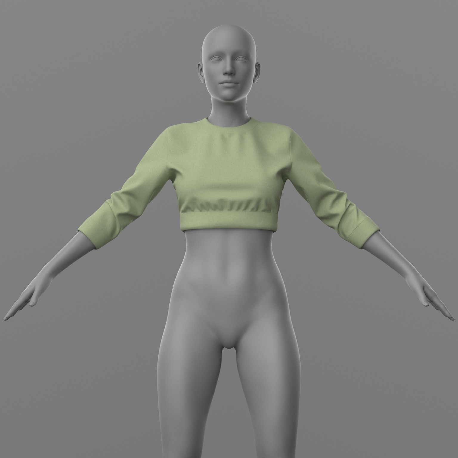 Sweatshirt Short G8 Female by N/A