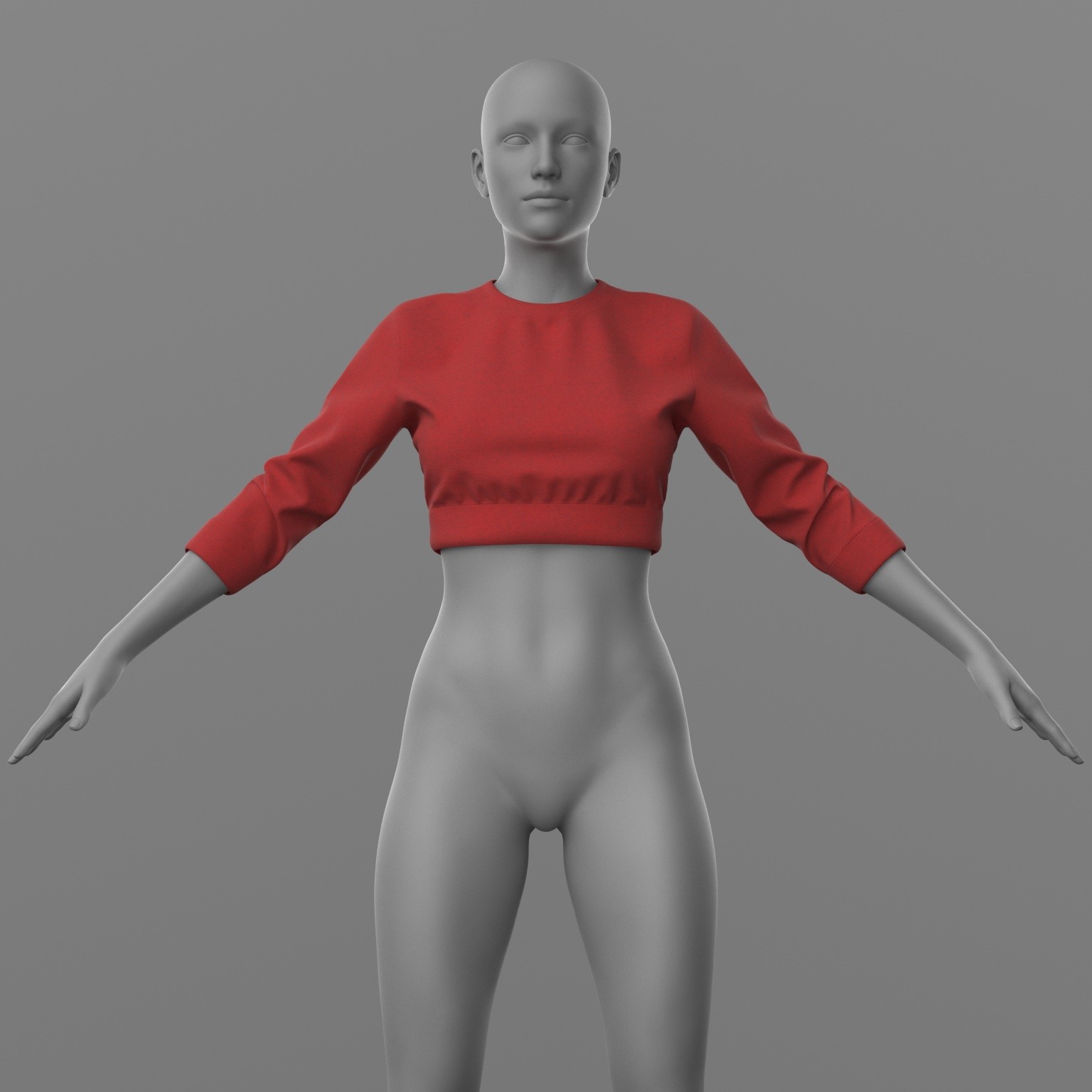 Sweatshirt Short G8 Female by N/A