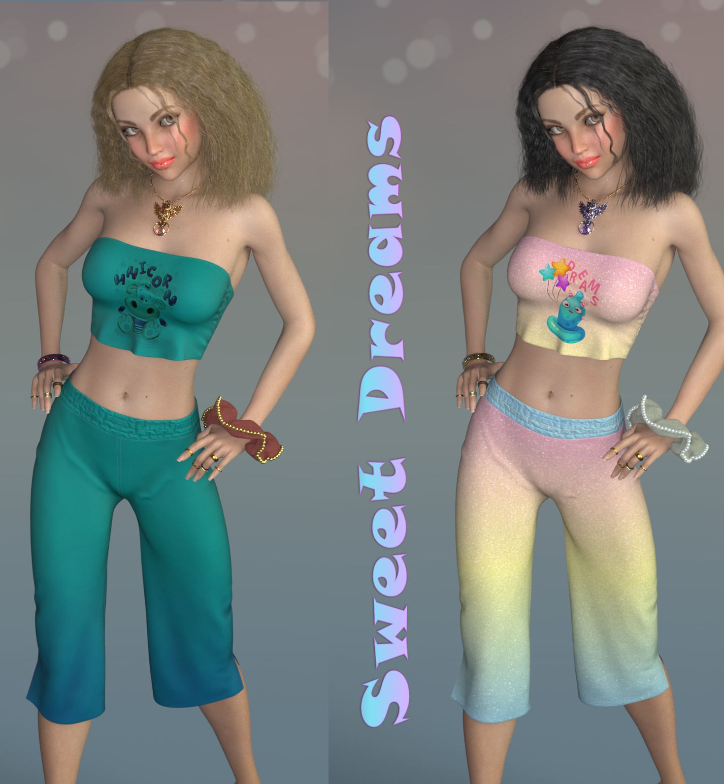 DA-SweetDreams for dForce Capri Sleepwear G8FG8.1 G9 by Sveva by N/A