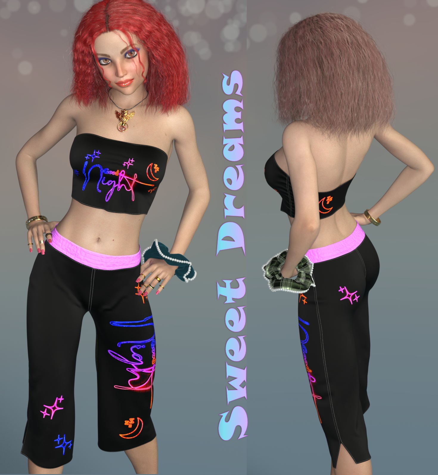 DA-SweetDreams for dForce Capri Sleepwear G8FG8.1 G9 by Sveva by N/A