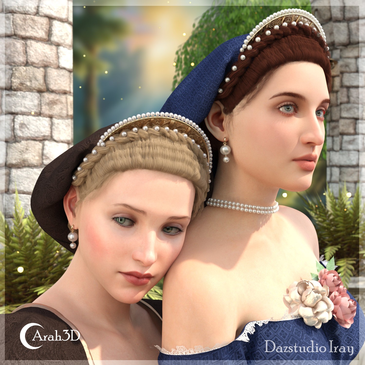 Arah3D Vannozza Snood for G8F and G9 by N/A