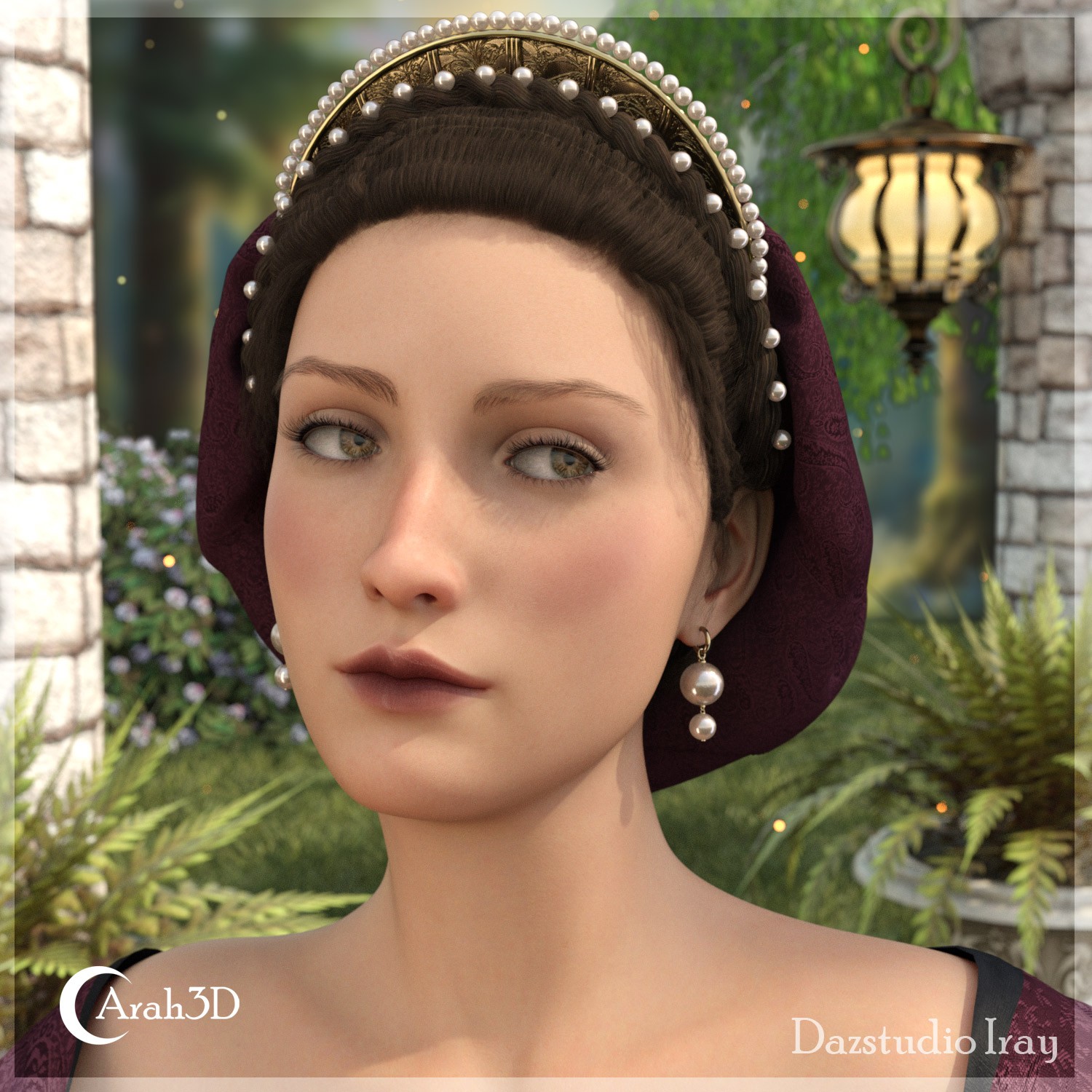 Arah3D Vannozza Snood for G8F and G9 by N/A