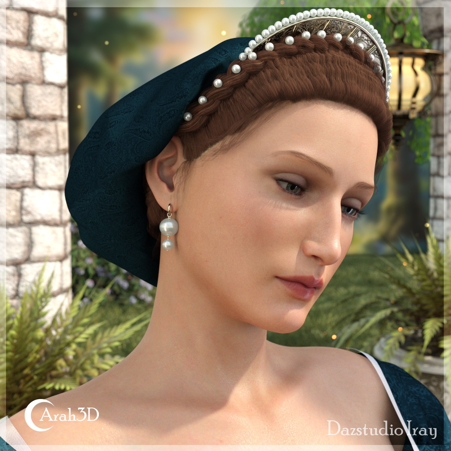 Arah3D Vannozza Snood for G8F and G9 by N/A