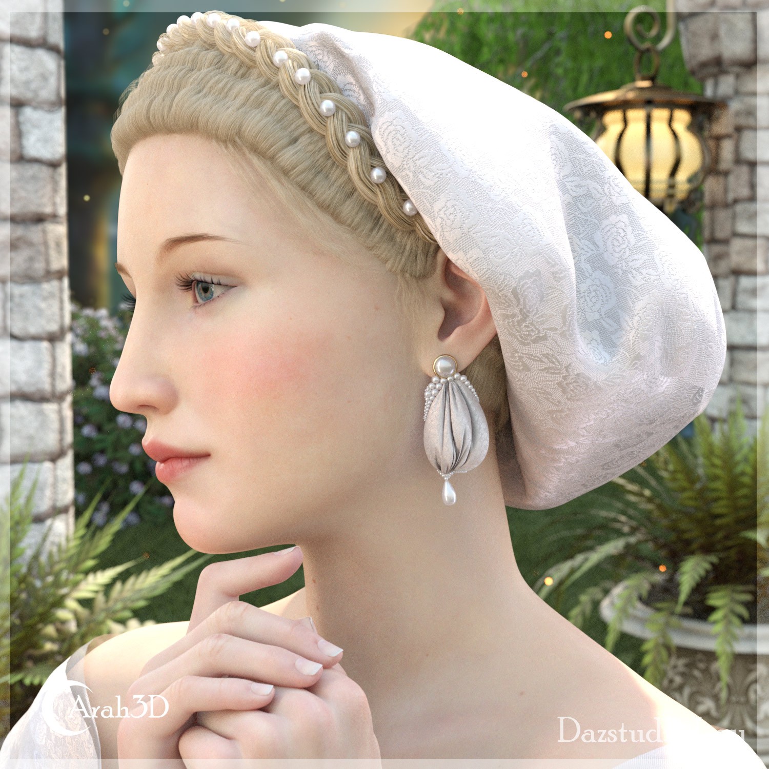 Arah3D Vannozza Snood for G8F and G9 by N/A