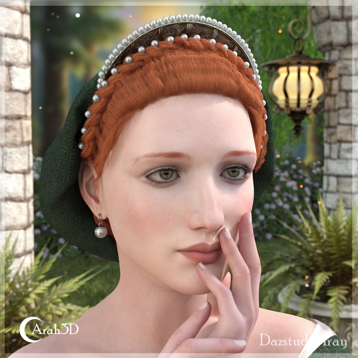 Arah3D Vannozza Snood for G8F and G9 by N/A