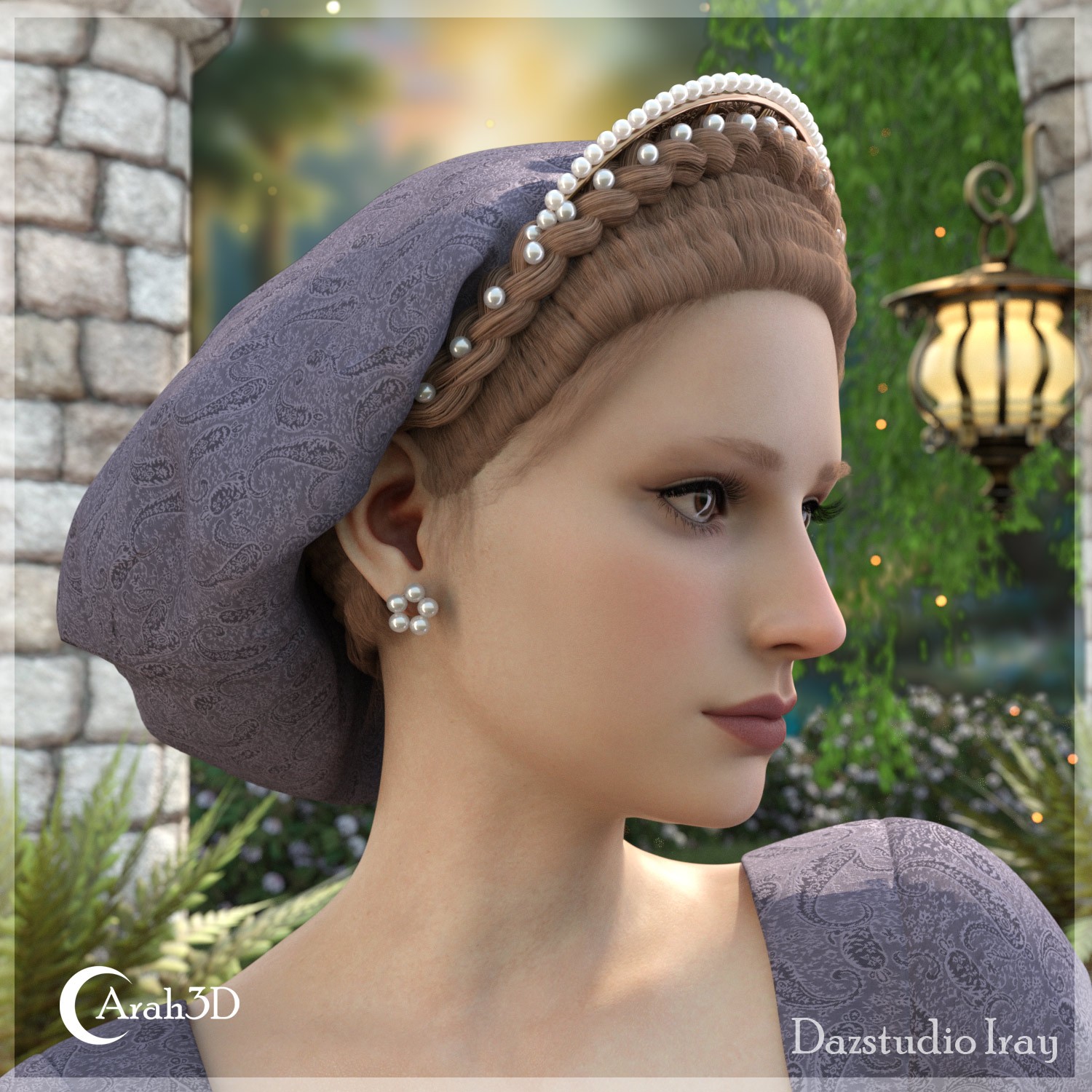 Arah3D Vannozza Snood for G8F and G9 by N/A