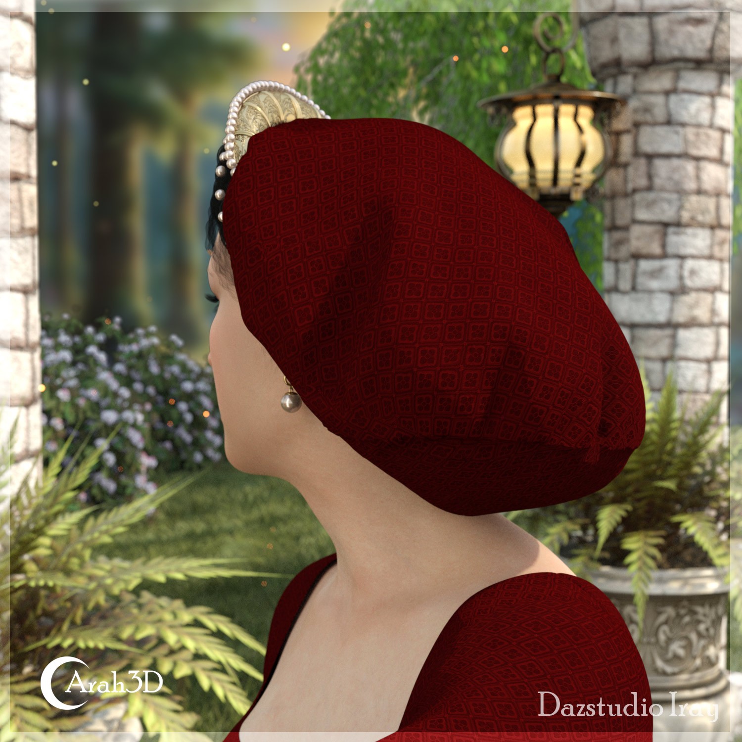 Arah3D Vannozza Snood for G8F and G9 by N/A