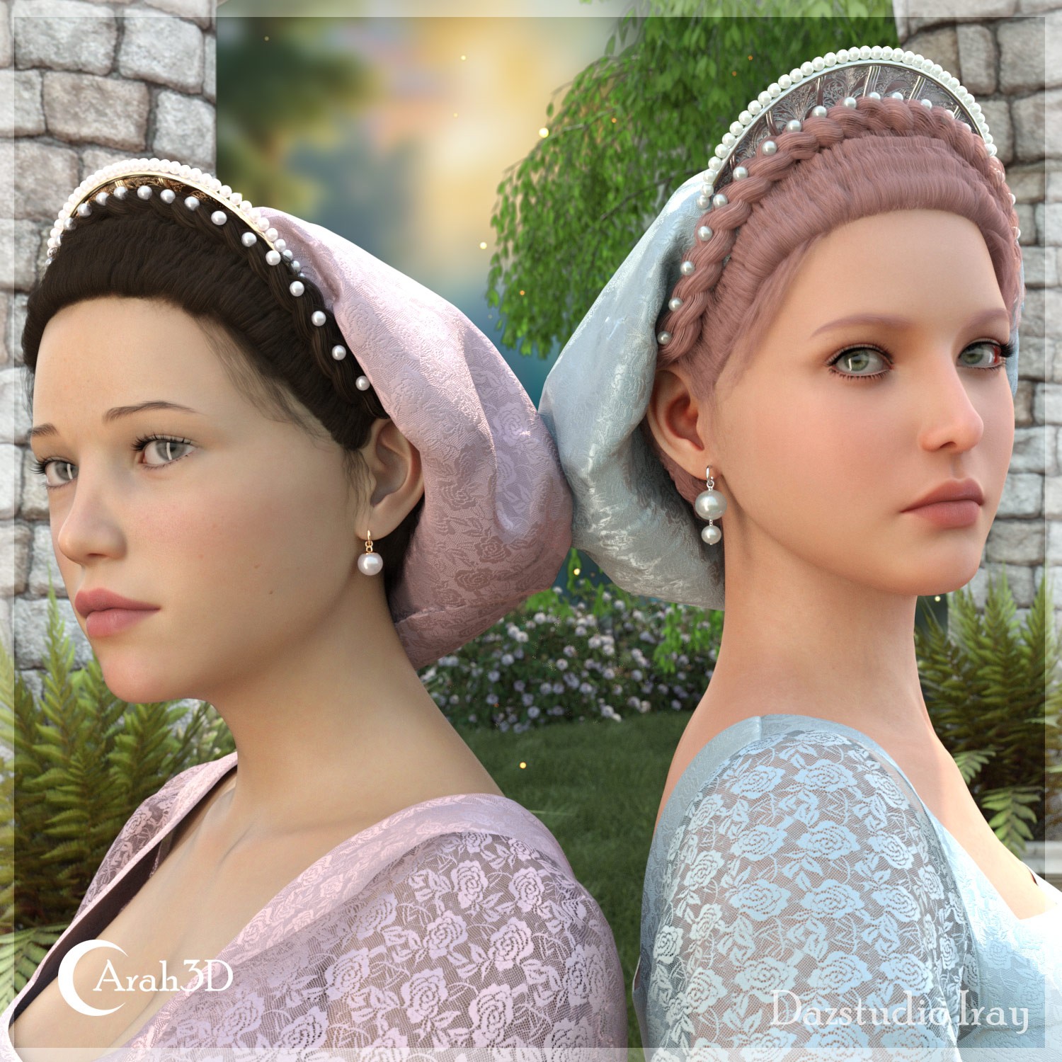 Arah3D Vannozza Snood for G8F and G9 by N/A