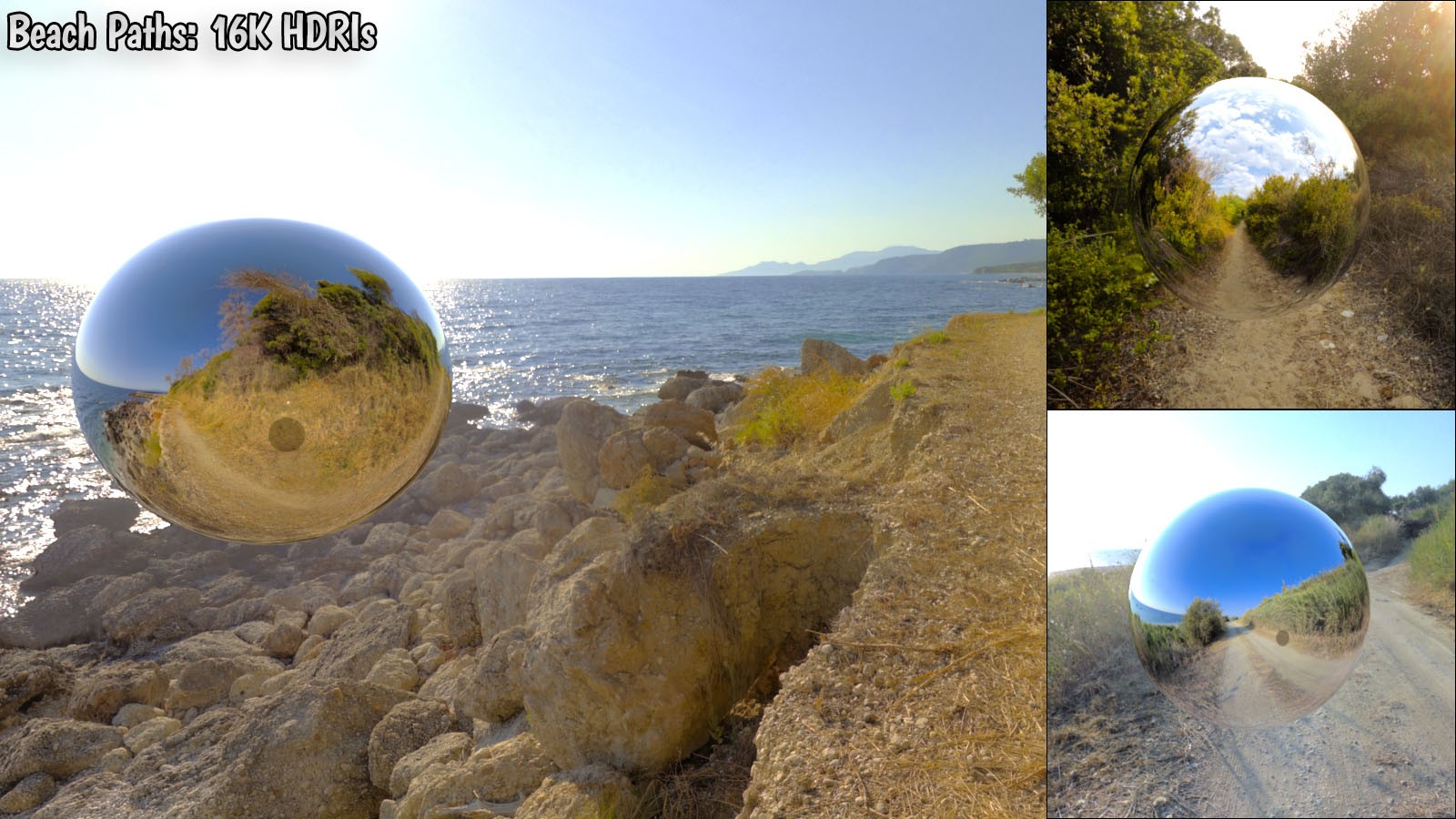 Beach Paths 16K HDRIs by N/A