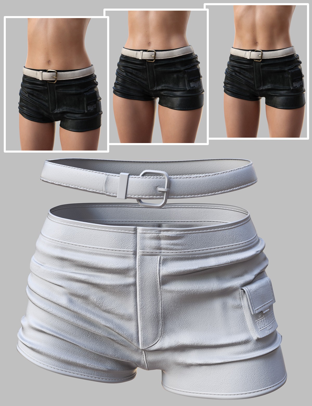 Little Messy Shorts Genesis 8-8.1Female by N/A