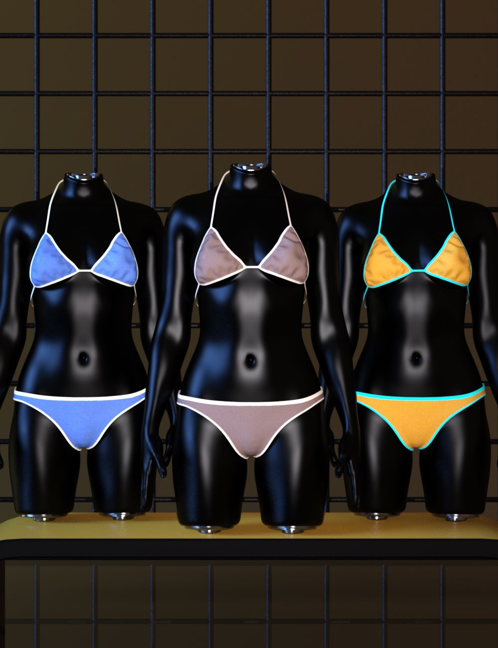 3DL Everyday Bikini Set G8F/G9 by N/A