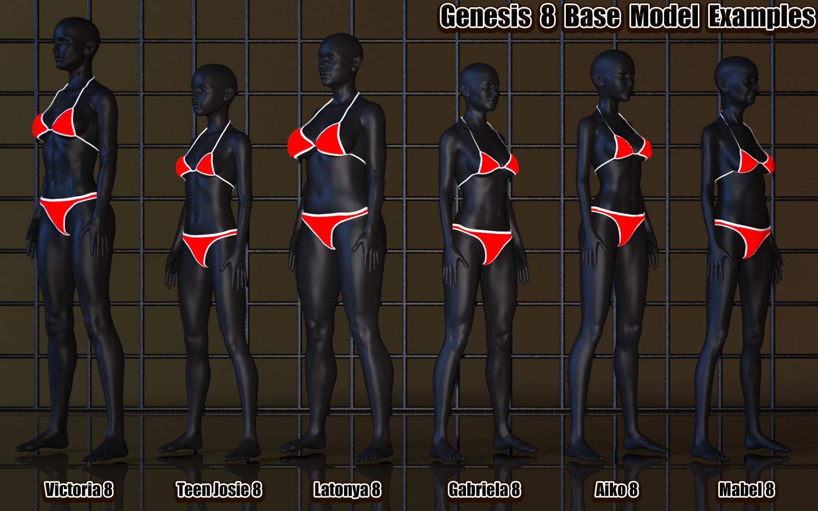 3DL Everyday Bikini Set G8F/G9 by N/A