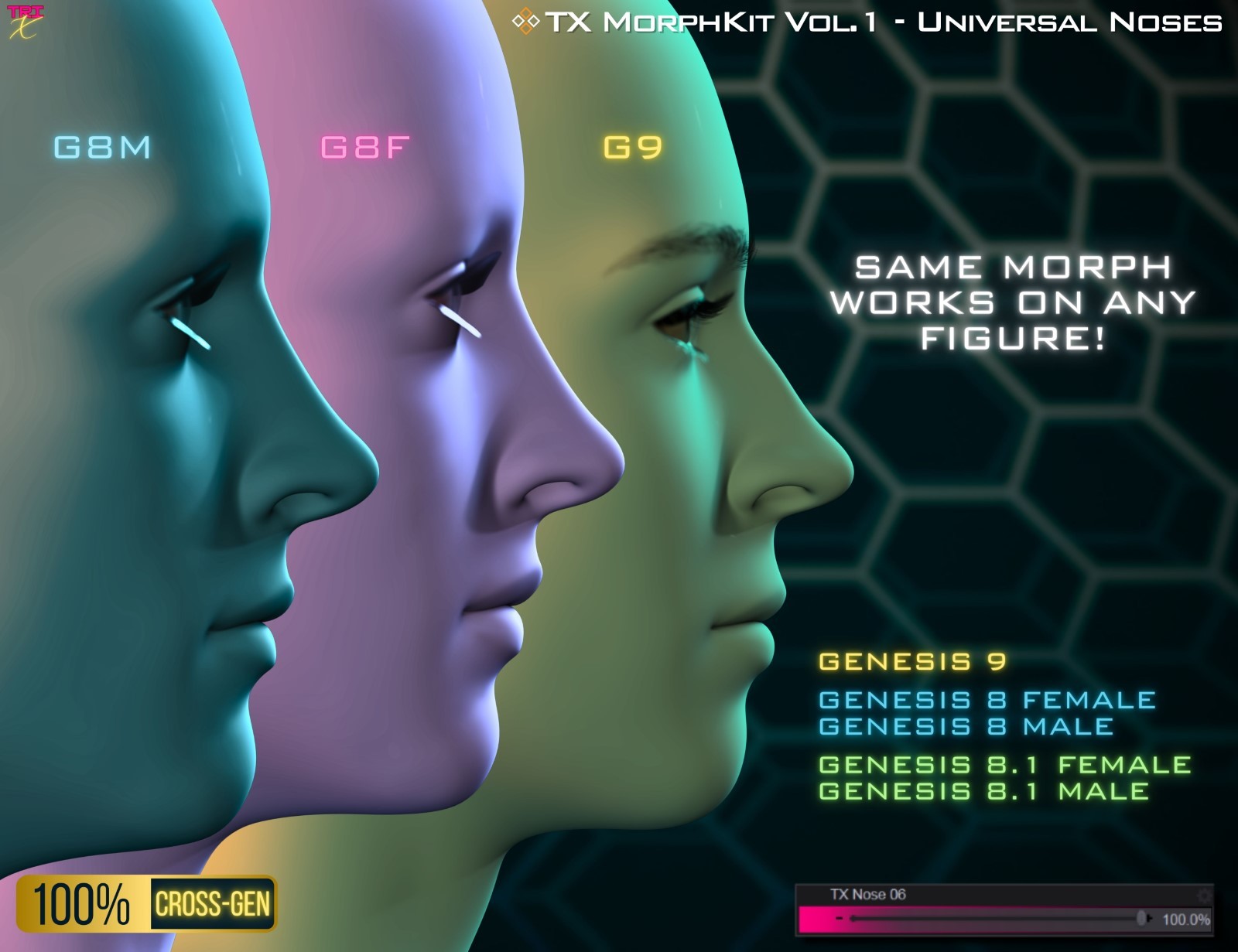 TX MorphKit Vol.1 - Universal Noses by N/A