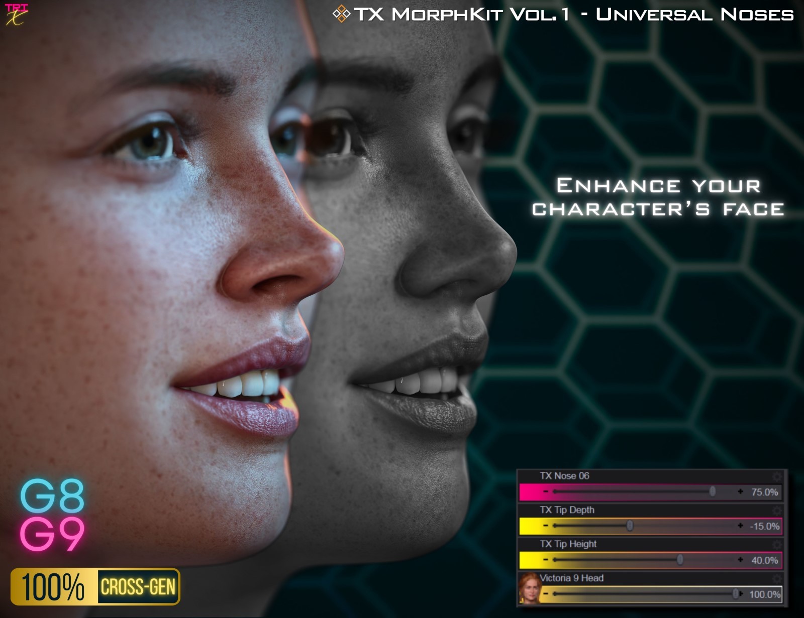 TX MorphKit Vol.1 - Universal Noses by N/A