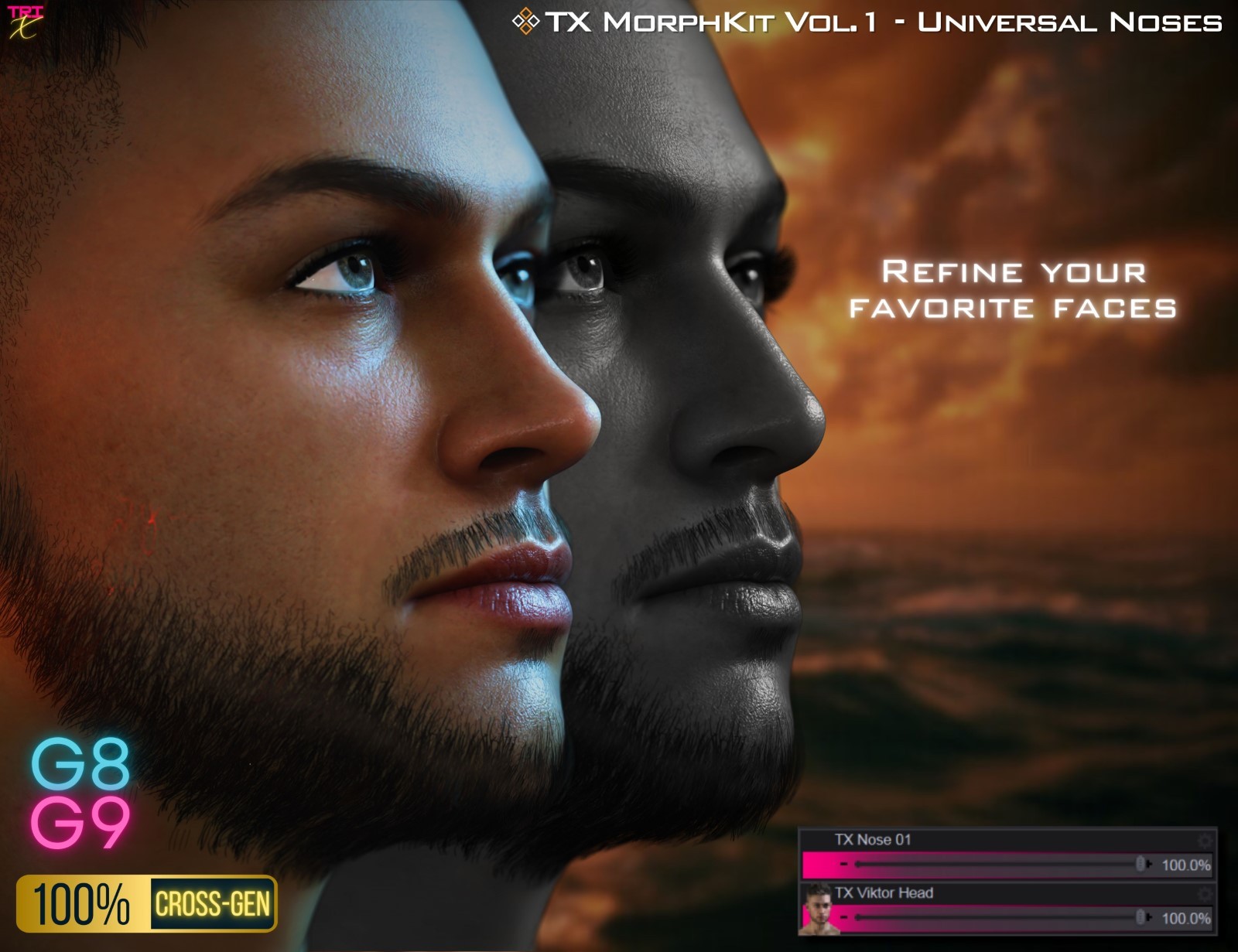 TX MorphKit Vol.1 - Universal Noses by N/A