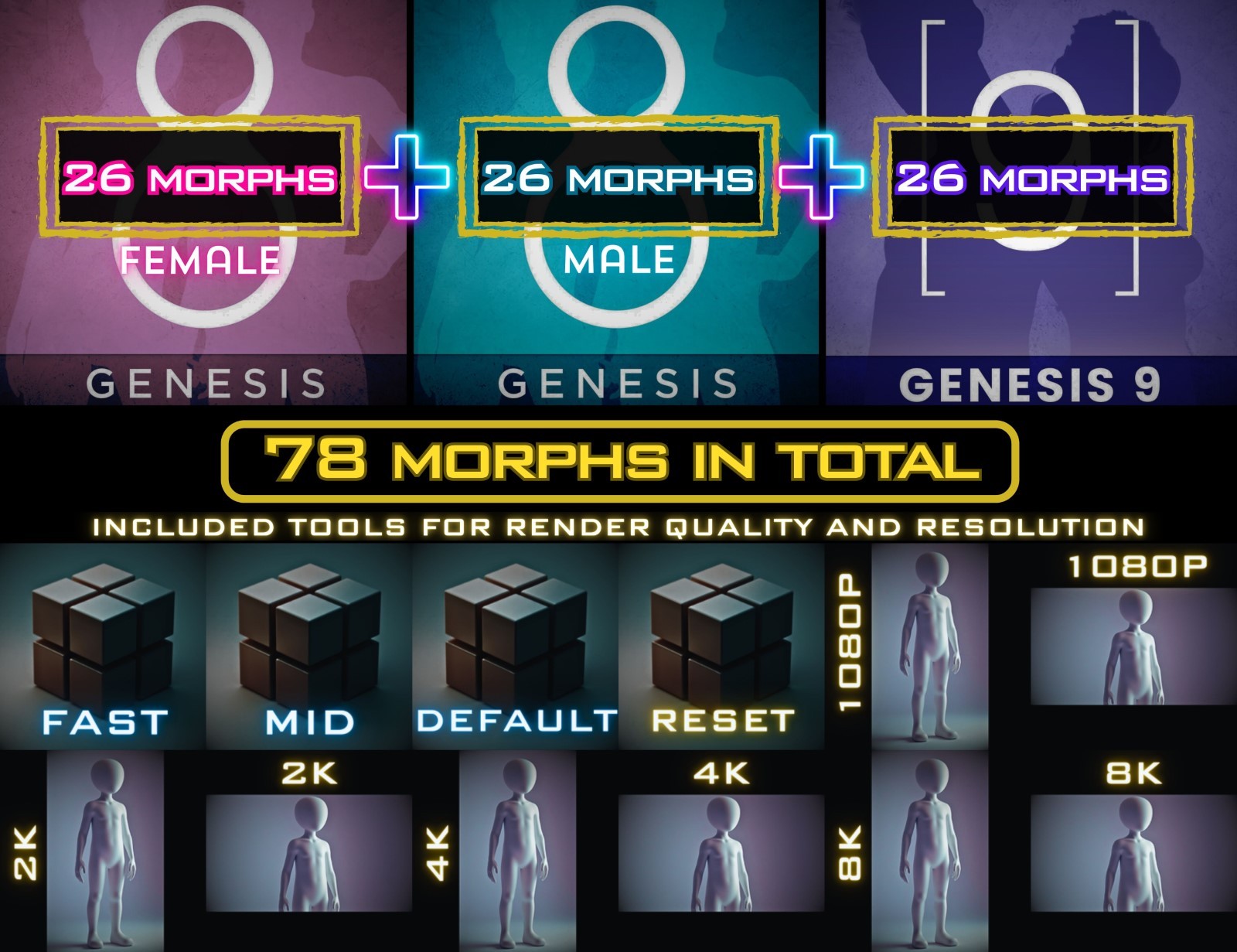 TX MorphKit Vol.1 - Universal Noses by N/A
