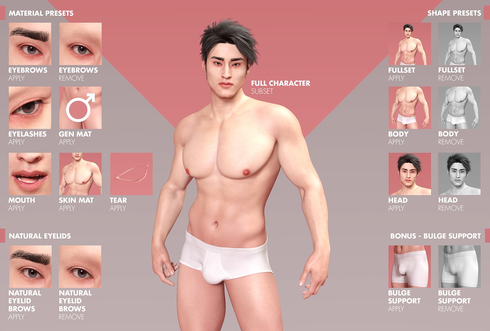 Jinwoo for Genesis 9 with Bulge Support Bonus by N/A