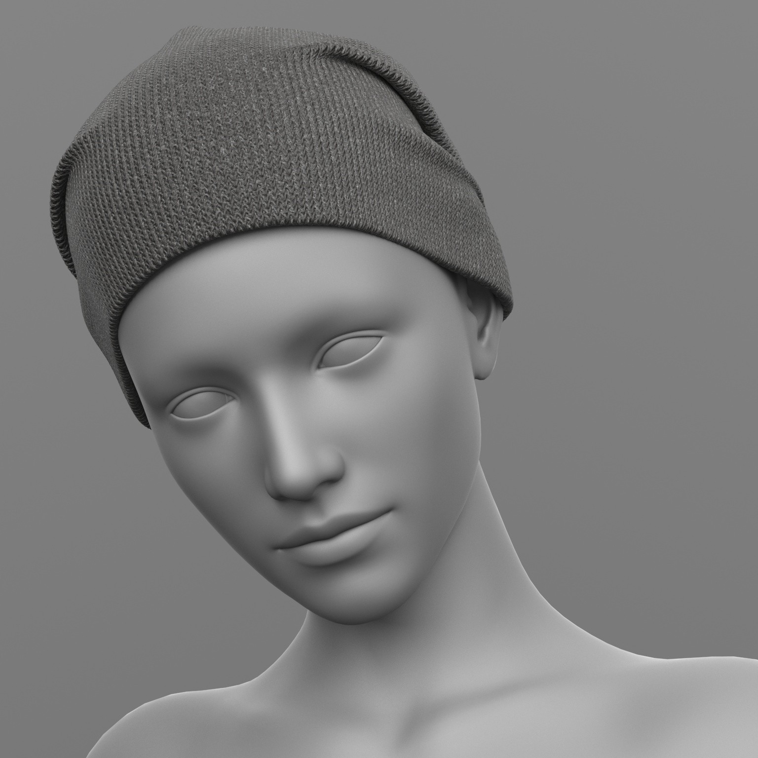 Knit Cap 1v G8 Female by N/A