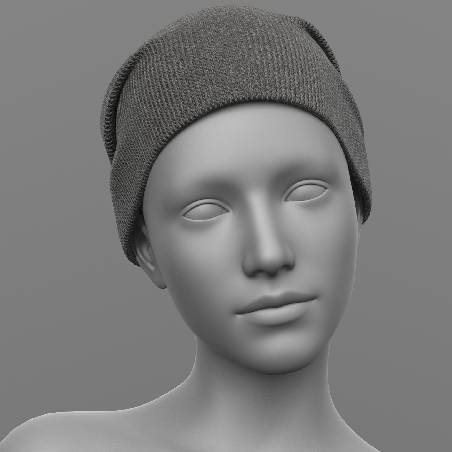 Knit Cap 1v G8 Female by N/A