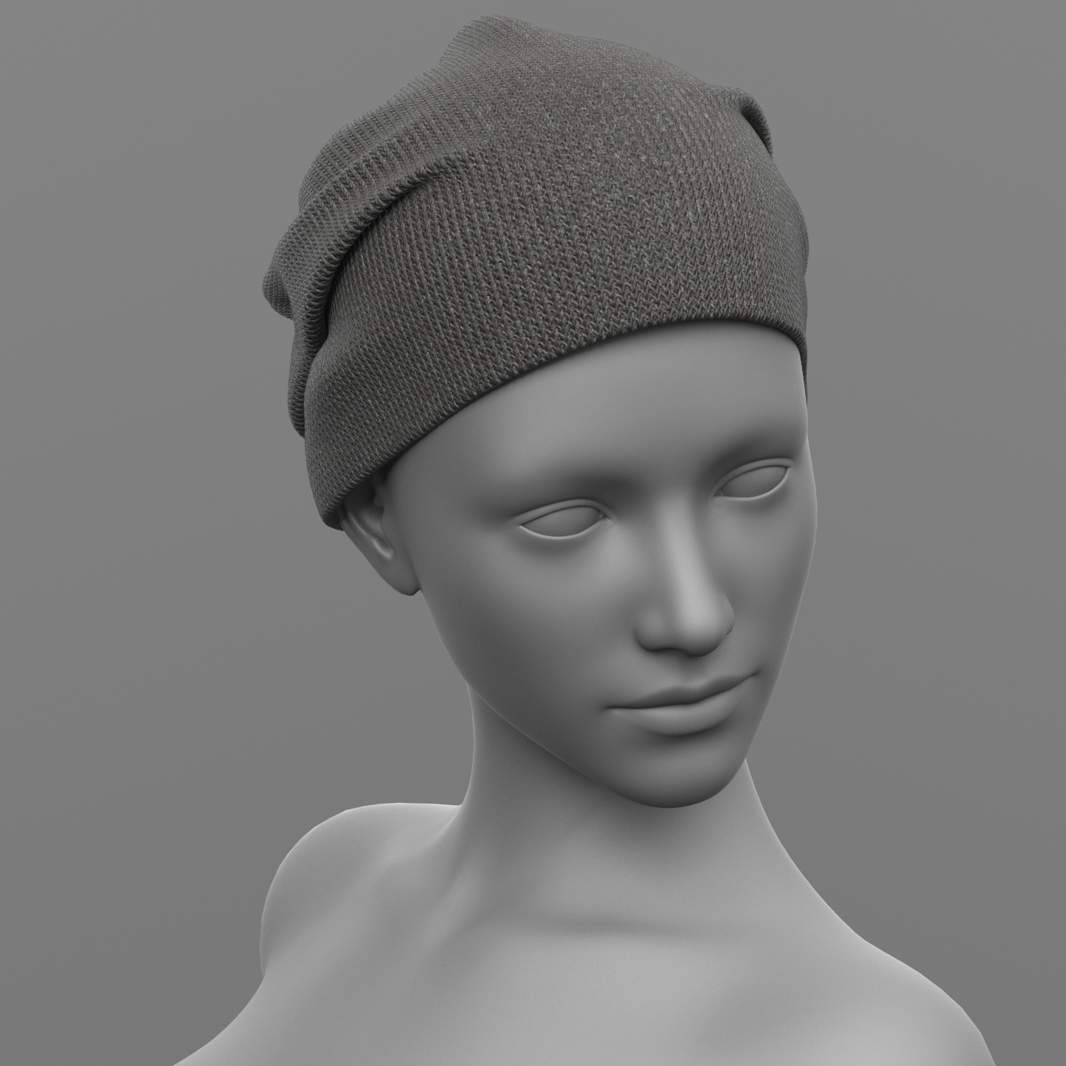 Knit Cap 1v G8 Female by N/A