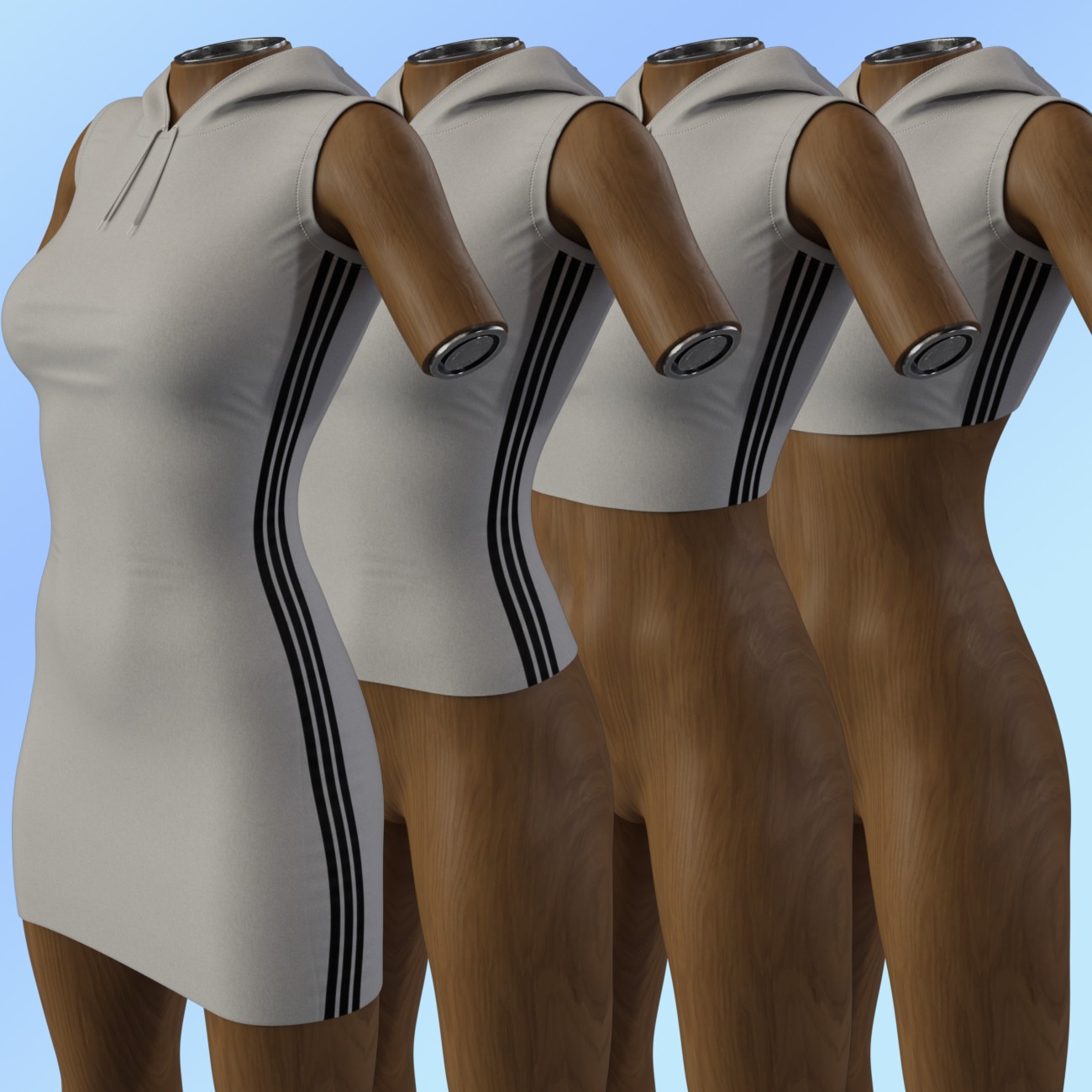 EliteDZ_Hoodie Dress G8F by N/A