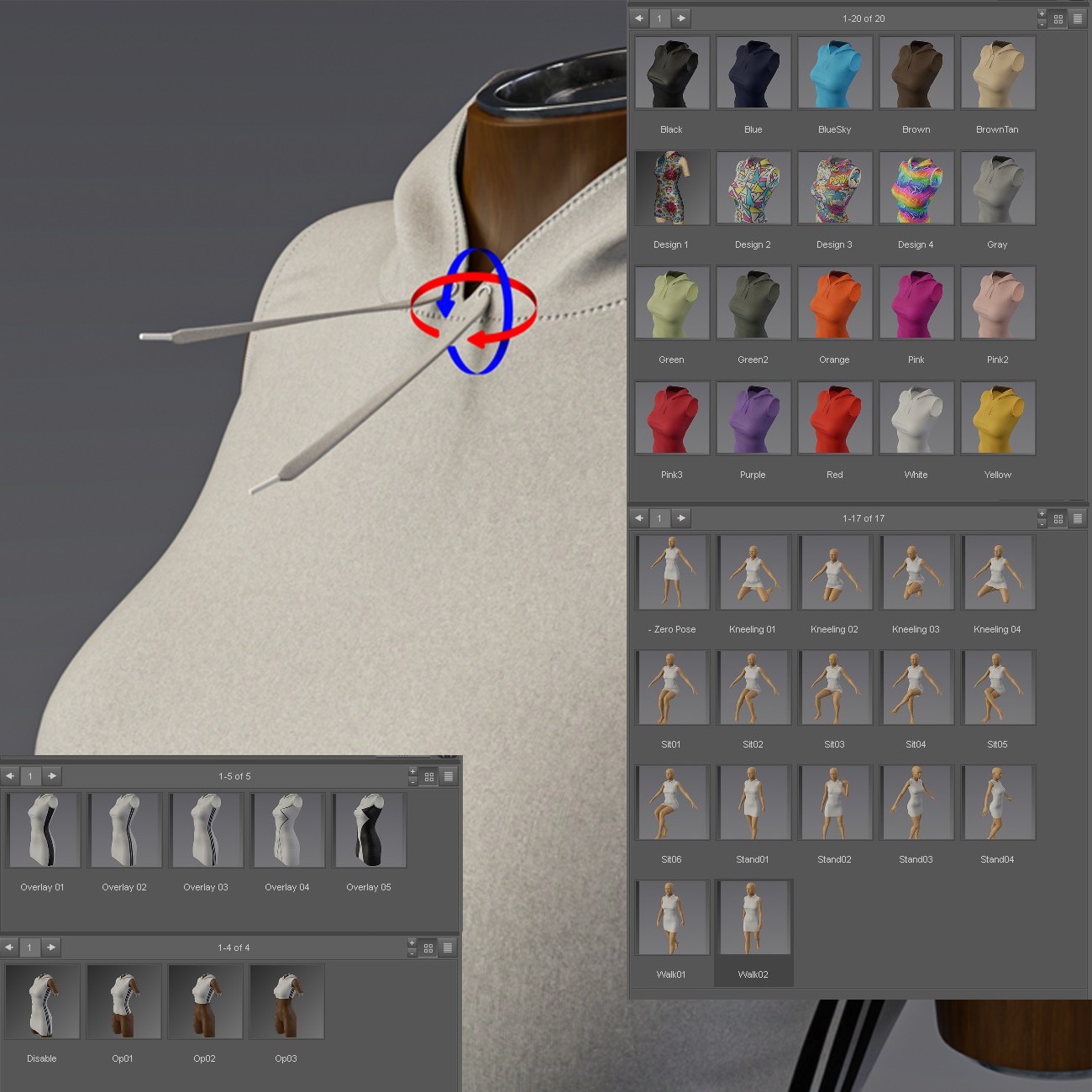 EliteDZ_Hoodie Dress G8F by N/A