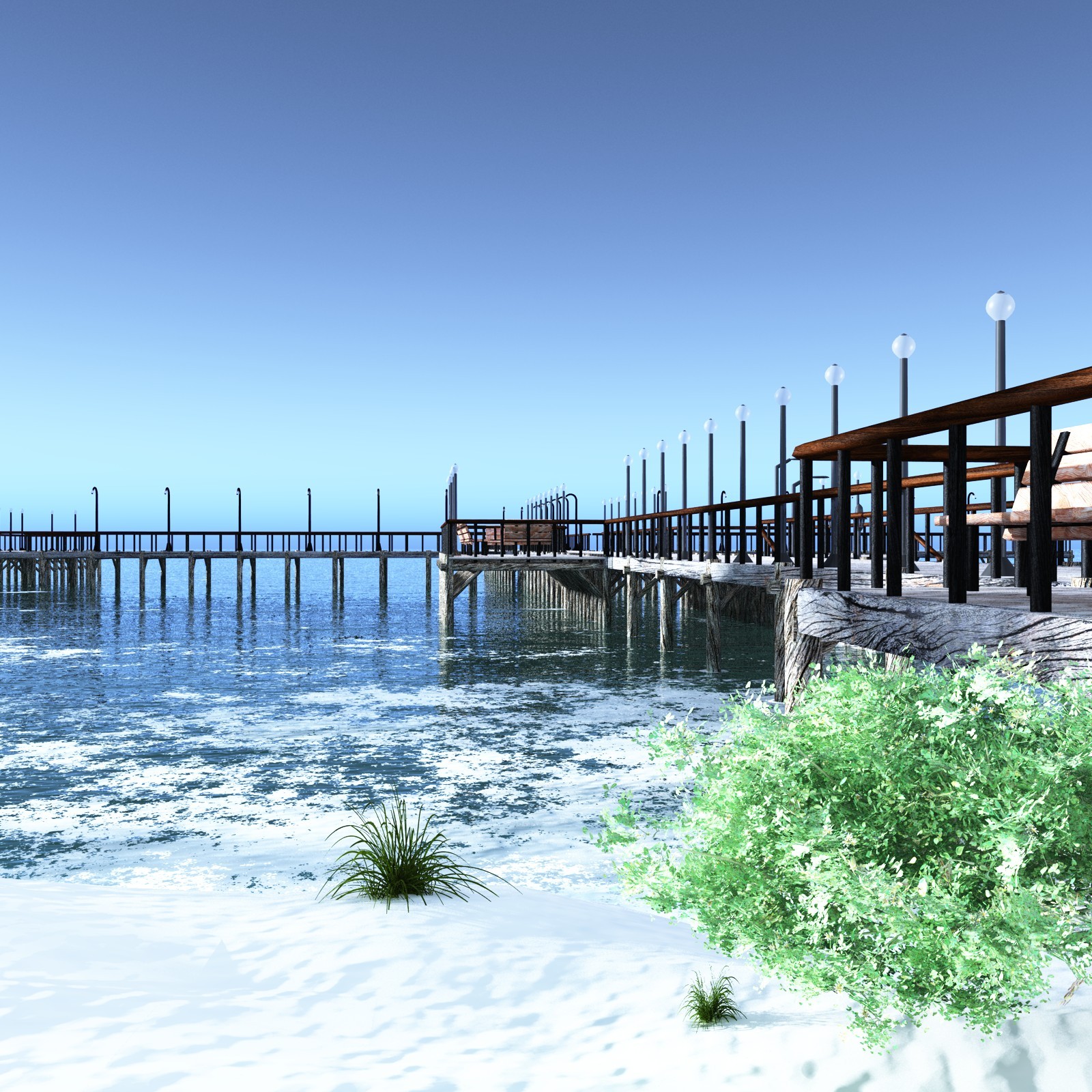 EVERYPlant Modular Pier for Daz by N/A