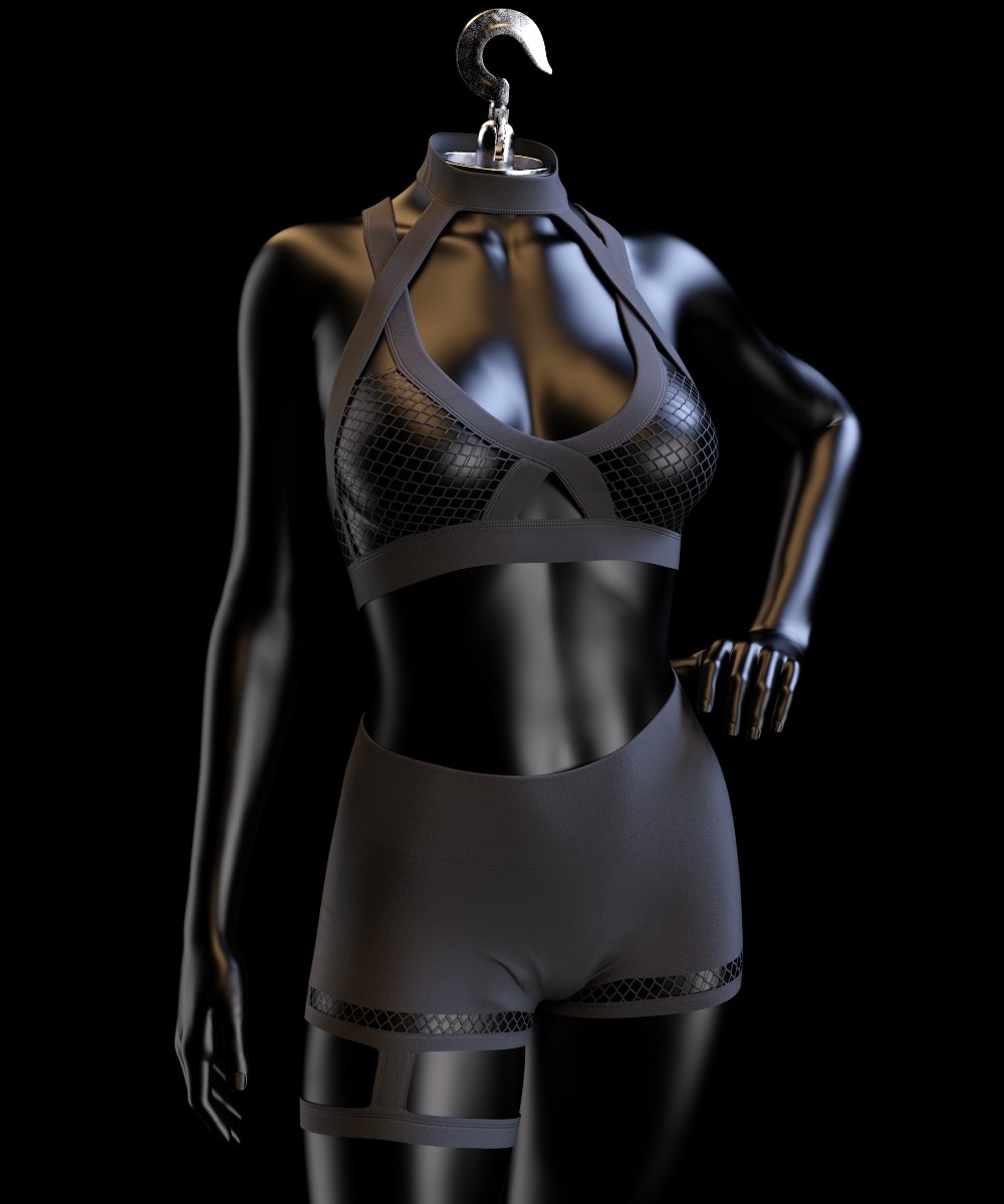 dForce NA Fitness Outfit for G8 and G8.1F by N/A