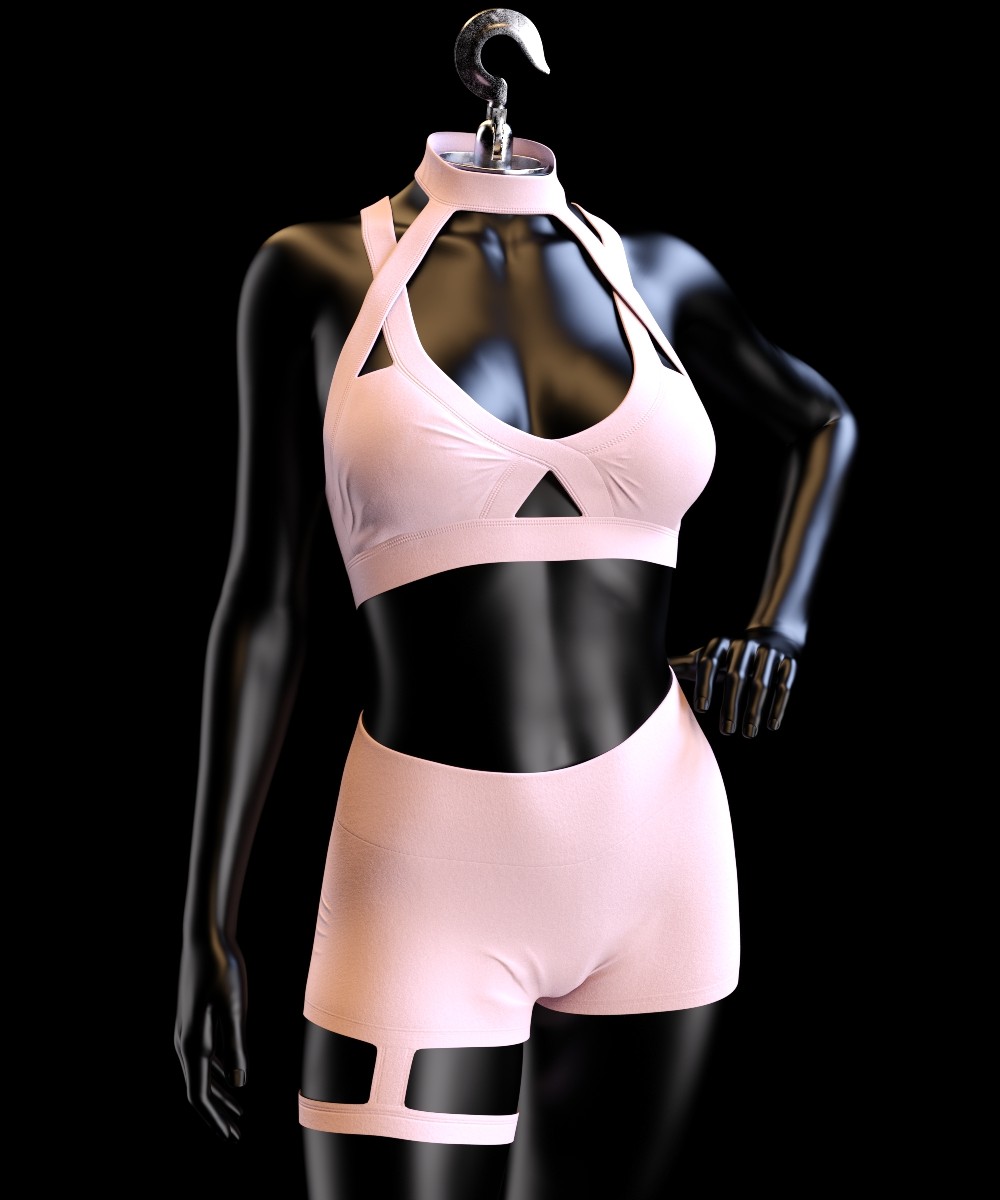 dForce NA Fitness Outfit for G8 and G8.1F by N/A