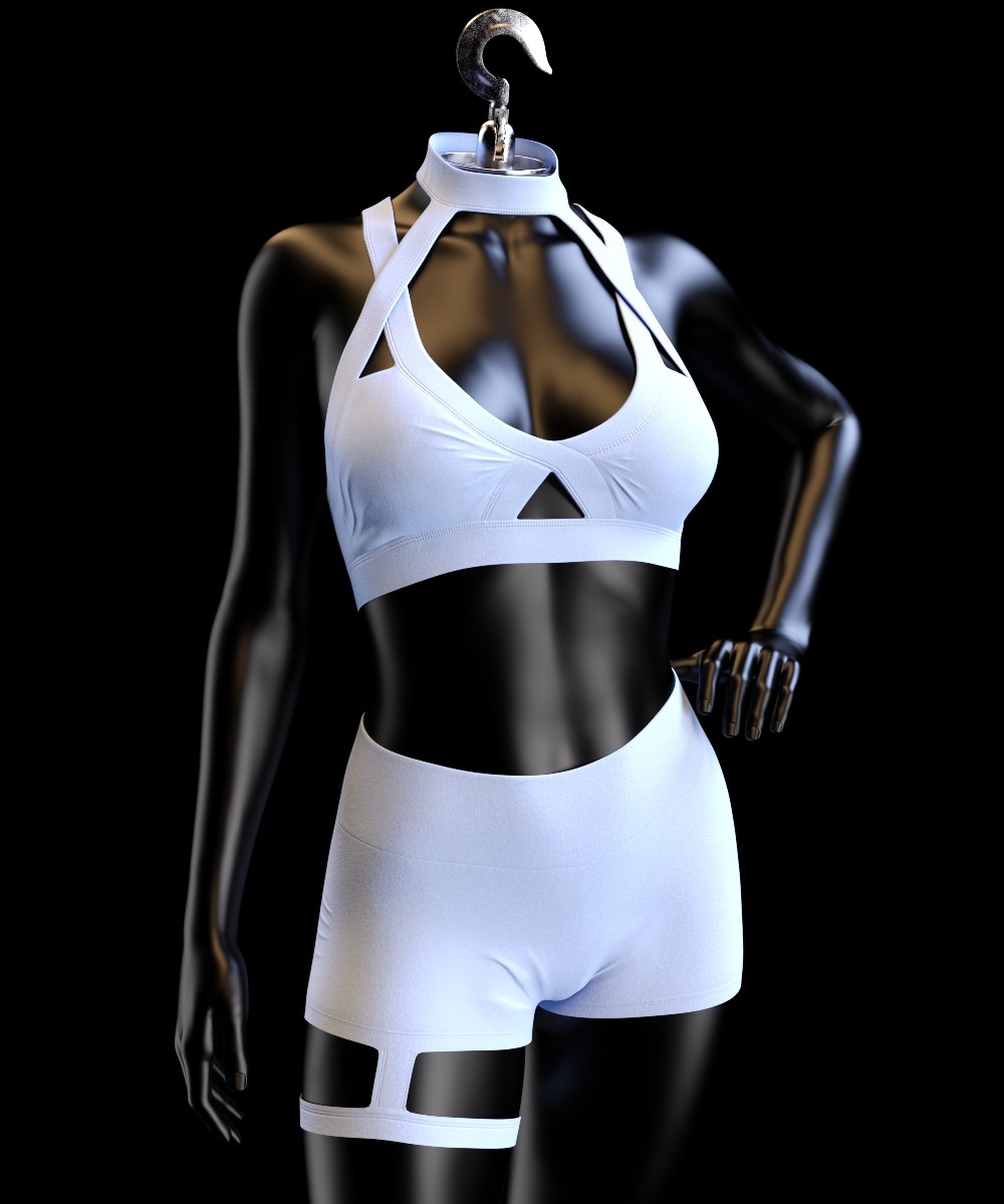 dForce NA Fitness Outfit for G8 and G8.1F by N/A