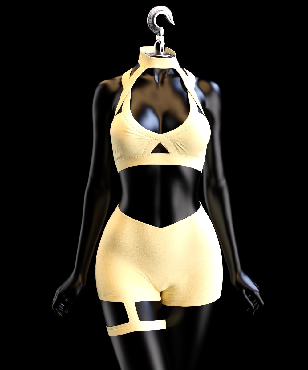 dForce NA Fitness Outfit for G8 and G8.1F by N/A