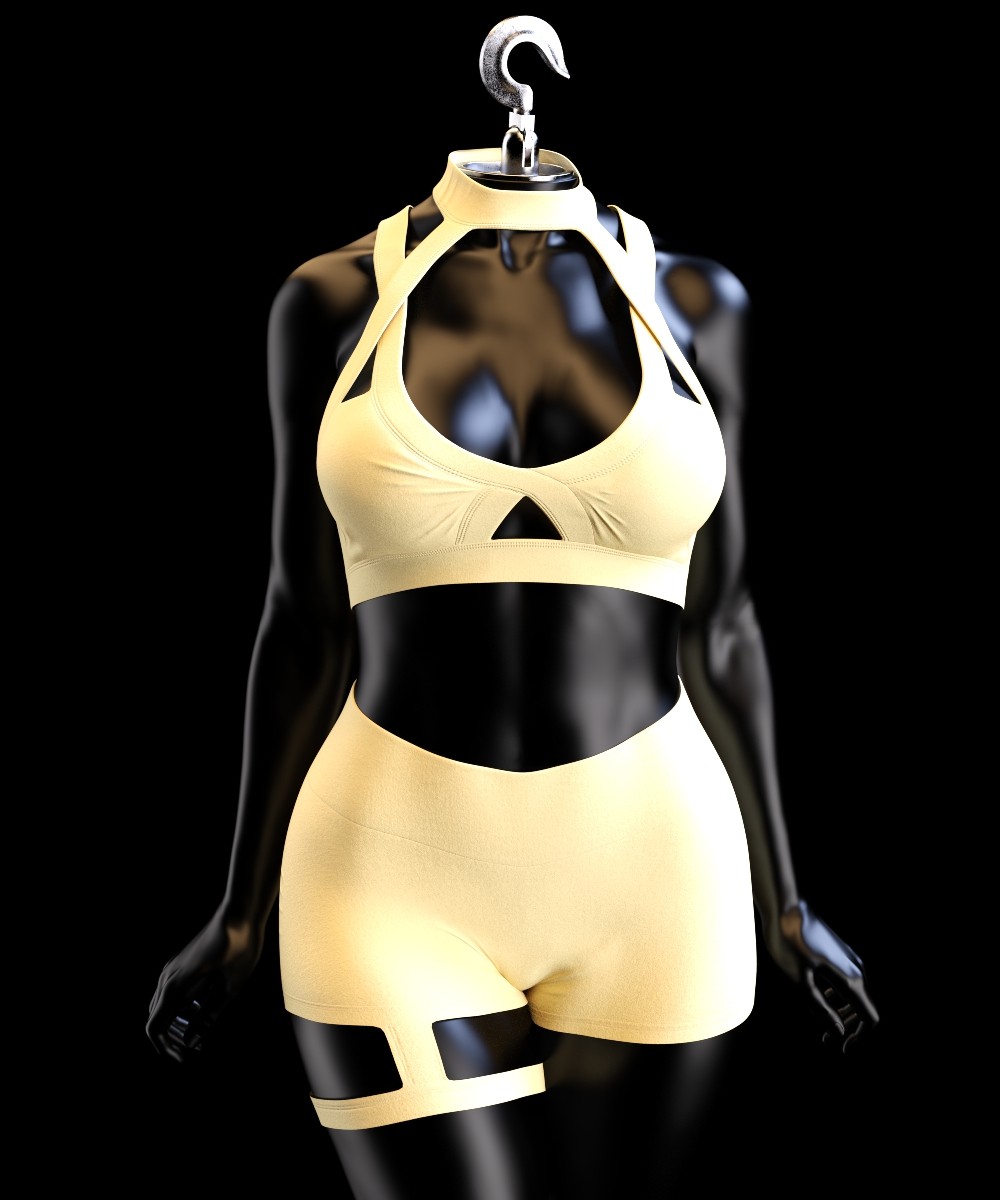 dForce NA Fitness Outfit for G8 and G8.1F by N/A
