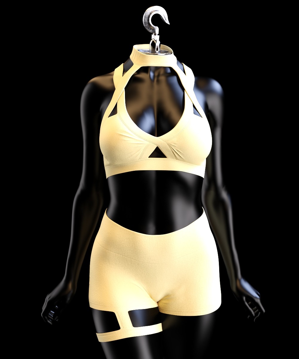 dForce NA Fitness Outfit for G8 and G8.1F by N/A