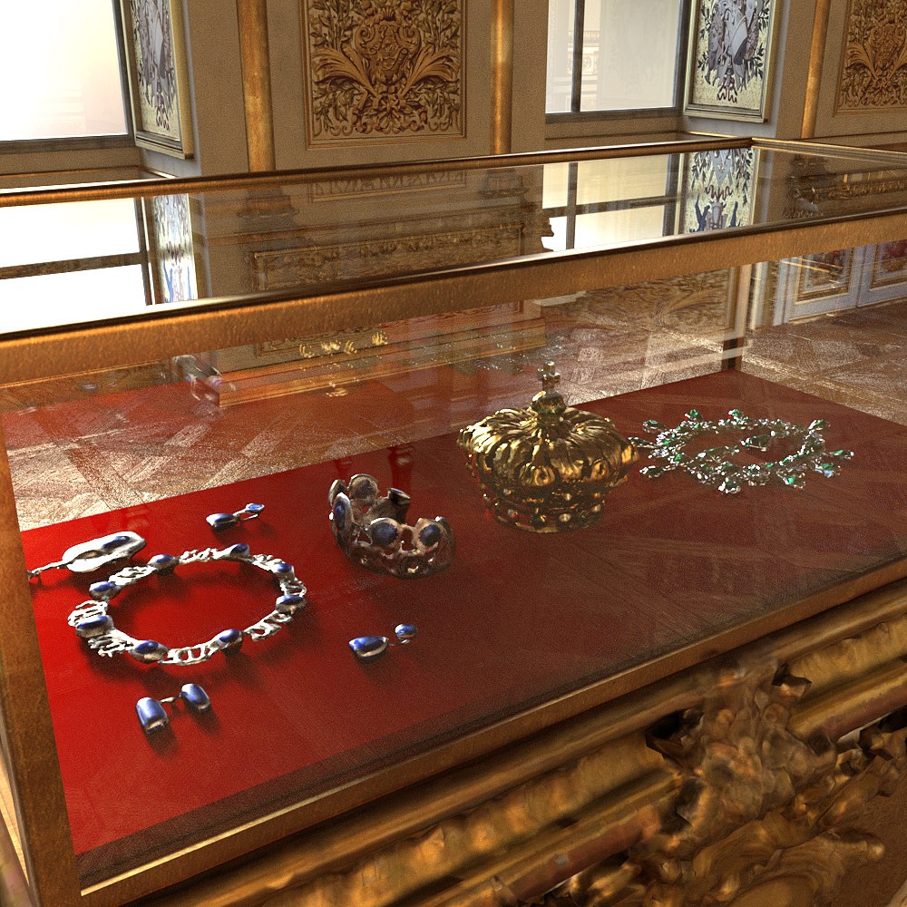 PARIS - Le Louvre - Galerie Apollon for Daz Studio by N/A