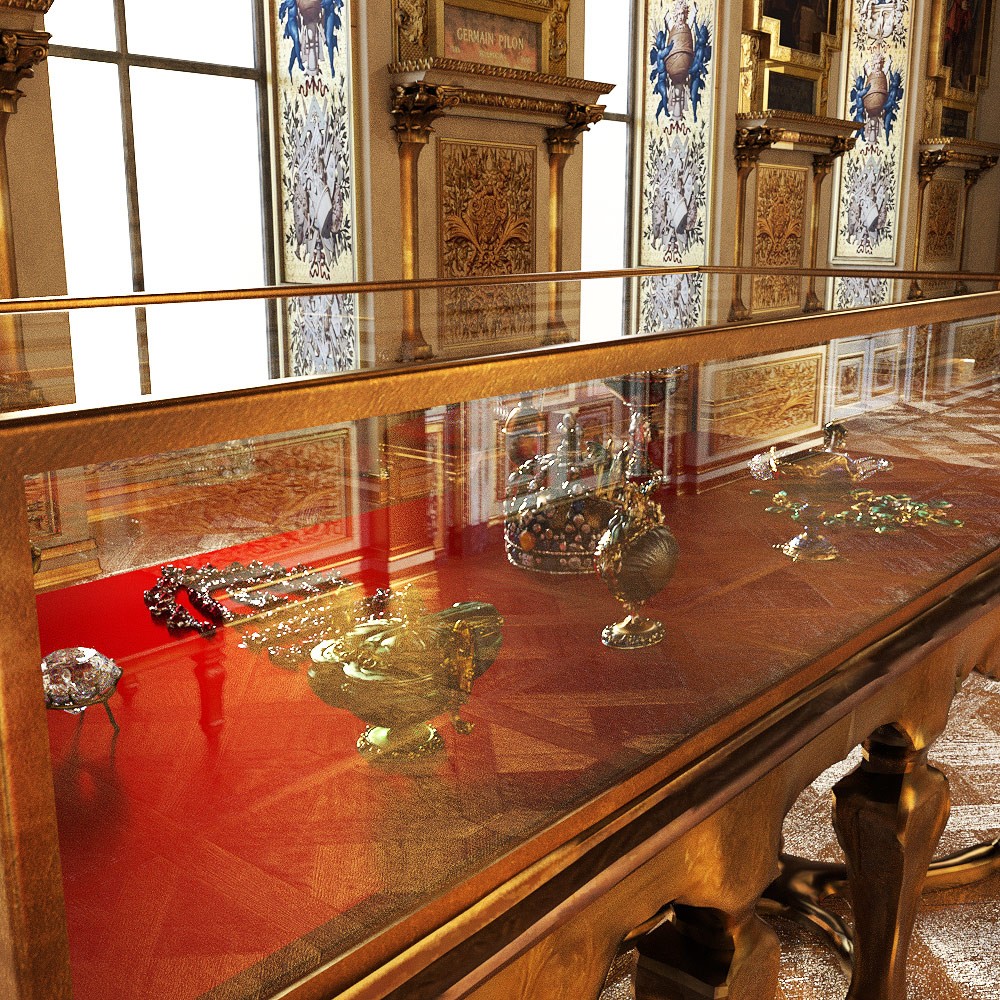 PARIS - Le Louvre - Galerie Apollon for Daz Studio by N/A