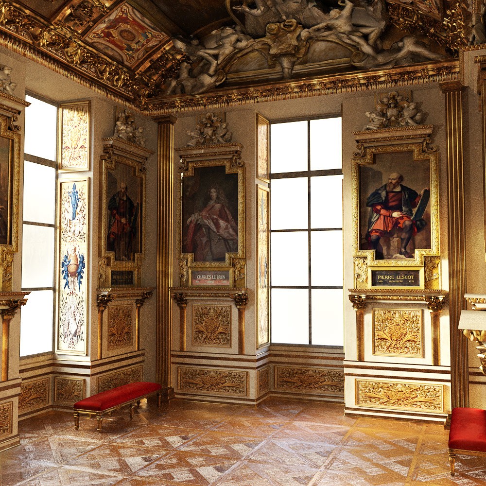 PARIS - Le Louvre - Galerie Apollon for Daz Studio by N/A