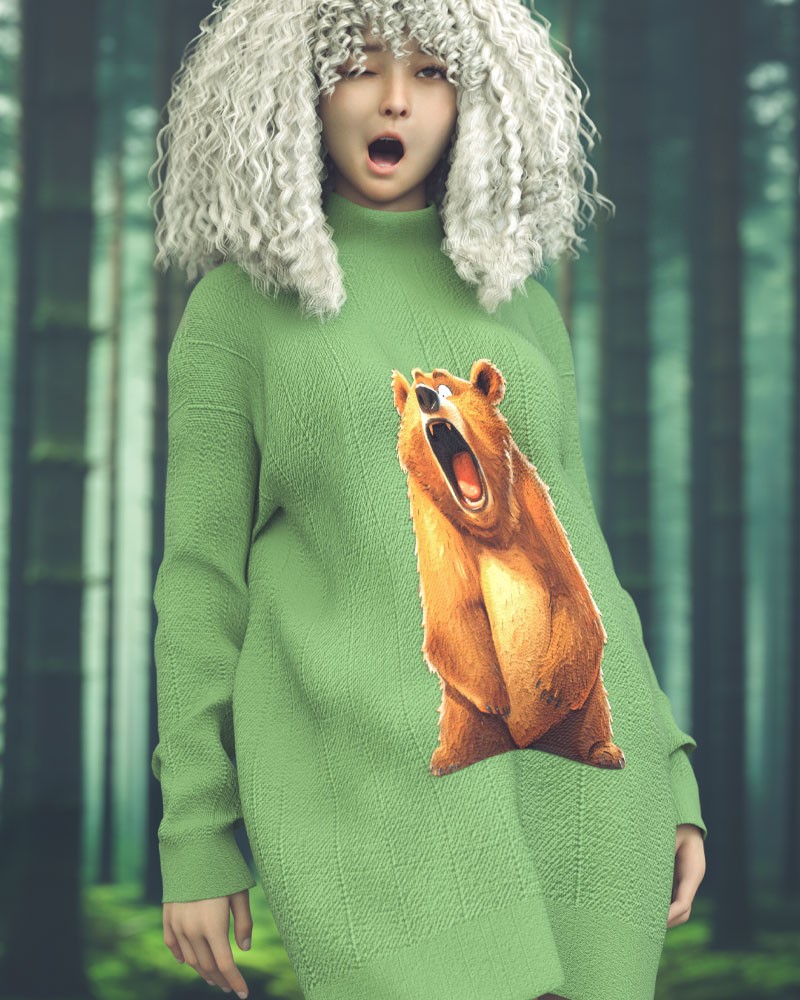 SarcastiKnit Bear Textures DS by N/A