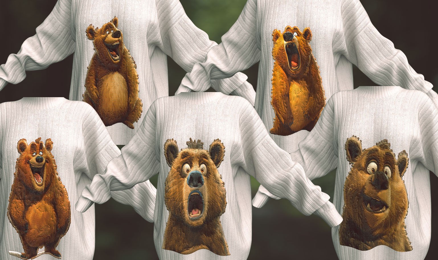 SarcastiKnit Bear Textures DS by N/A